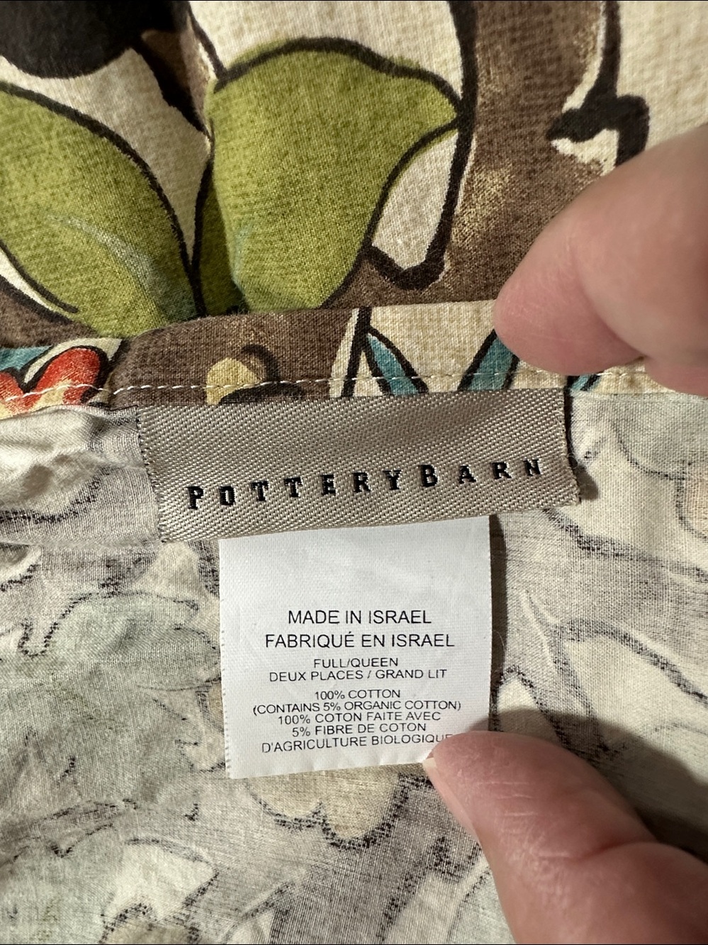 Pottery Barn Mayle Bird Duvet Cover Full/Queen Size - Picture 7 of 9